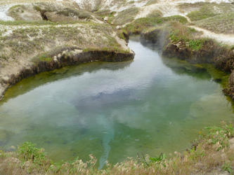 One of two super hot pools(DoubleHot)